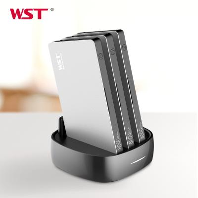 China WST 8000mAh support charging power bank dock rental station multiple power bank charge smartphone station for sale