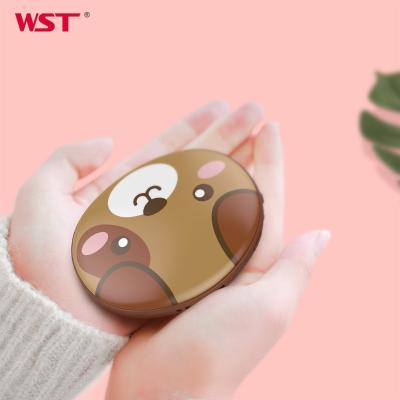 China Portable Rechargeable Hand Warmer Winter Power Bank 5000mah Cute Handyheater Pocket Power Phone Charger for sale