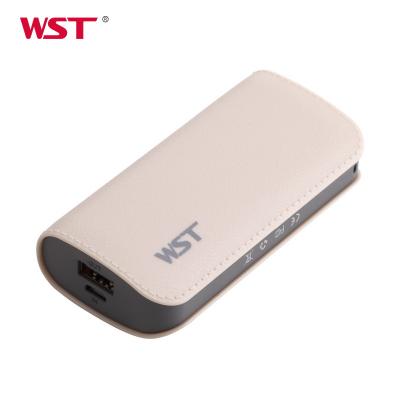 China Customized pocket power bank 18650 lithium battery power bank mini power bank usb output portable 5200mah power supply for sale