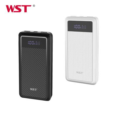 China Large capacity 20000mah pd3.0 fast charging support fast charge tpye c power bank led display powerbank charger for sale