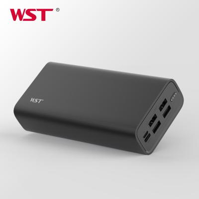 China Fast charging support OEM ODM power bank 30000mah laptop powerbank phone multi-output portable charger for sale