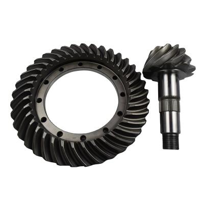 China Mechanical Equipments Steel Finely Processed Bevel Pinion Assembly Spiral Pinion for sale