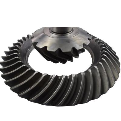 China Mechanical Equipment Finely Processed JF T459 Rear Axle 15:41 Bevel Gear Spiral Gears for sale