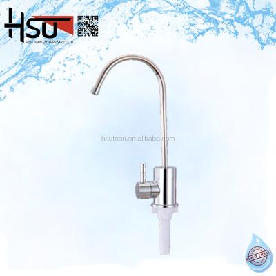 China Best NSF Home 1/4 Inch Stainless Modern Kitchen Single Handle Water Faucet for sale