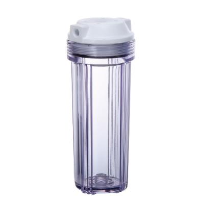 China 10 Inch Outdoor Running Type Clear Water Filter Housing For Drinking Water for sale