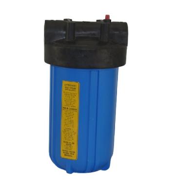 China 10 Inch Large Outflow Big Blue Water Filter Housing For Drinking Water for sale