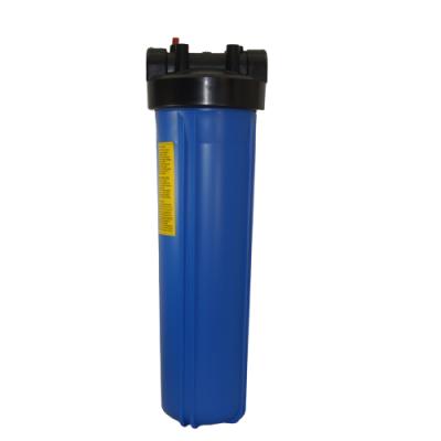 China Hotel 20 Inch Large Flow Big Blue Water Filter Housing For Drinking Water for sale