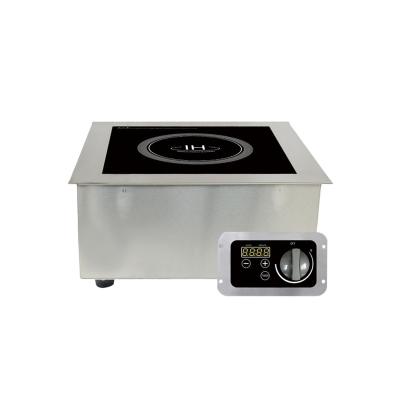 China Hotel Restaurant Industrial Appliances 220V Commercial Built In Induction Cooker Hob For Hotpot for sale