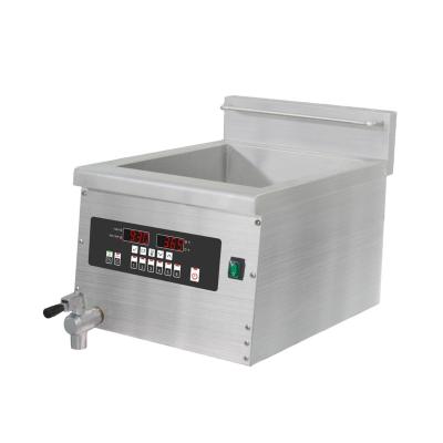 China Hotels 5000W 220V Single Phase Cooking Tabletop Commercial Chicken Chip Induction Deep Fryer Machine Small Equipment for sale