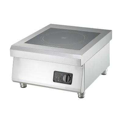 China Hotel Restaurant Kitchen 400V 8KW Electric High Power Induction Soup Cooker 500 600mm for sale