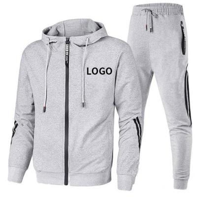 China Breathable New Hot Sale Custom High Quality Sweatsuits Stacked Pants Sets Men Sweat Suits Unisex Slim Fit Tracksuit Jogger Set for sale