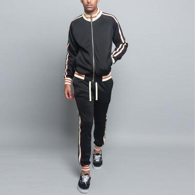 China Sustainable Hot sale Custom Men Sports Wear Two Piece Sets Tracksuits Adult Sweatsuit Jogging Track Suit for sale