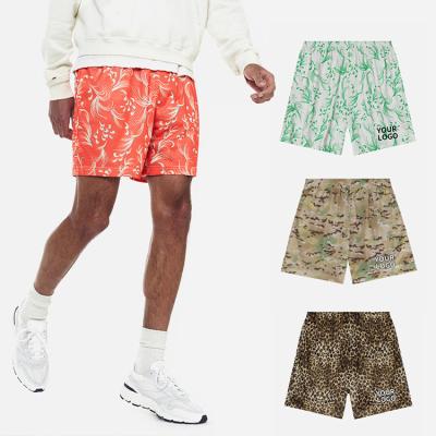 China Anti-wrinkle Fashion Wholesale Custom Logo Sublimation 5 Inch Mesh Basketball Man Summer Sport Running jogger Shorts Pants for Men for sale