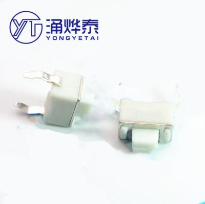 China 3*6*5.0MM Hot DIP 3*6*5.0MM Wholesale Switch White Switch YYT Socket Panel Feet Touch for sale