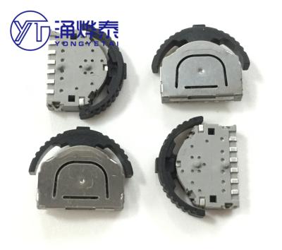 China YYT standard lever 6+2 pin trackwheel part left and right toggle multi-function switch with press for sale