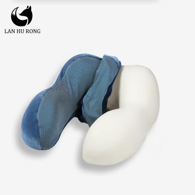 China Anti-Static Neck Support Custom Foam Logo Personalized Orthopedic Office Memory Nap Pillow Best Sale for sale