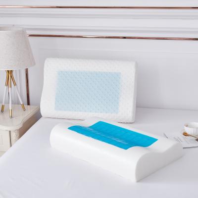 China Protective Silicone Memory Foam Gel Pillow Summer Sleep Anti-Static Cooling Cooling Pillow With Standard Pillowcase Size for sale