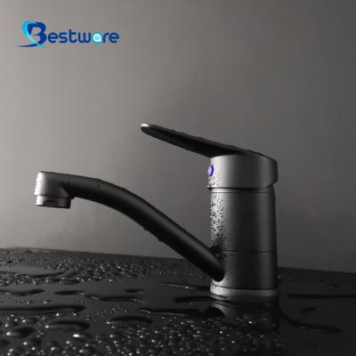 China Thermostatic Faucets Pot Filler Industrial 304 Stainless Steel Water Basin Kitchen Sink Faucet for sale