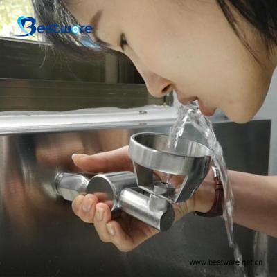 China Metered Faucets Stainless Steel Water Dispenser Drinking Fountain Tap For School for sale