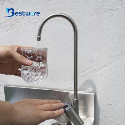 China New Sense Faucets Design 304 Stainless Steel Filigree Sensor Stainless Steel Water Filtration Faucet For Kitchen Faucet for sale