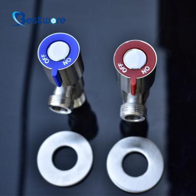 China Home Kitchen Accessories Single Cold Saver Water Saving Toilet Angle Valve Faucet for sale