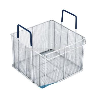 China Sustainable Wire Mesh 304 Stainless Steel Medical Device Disinfection Basket for sale