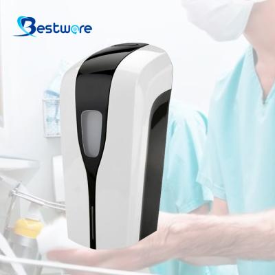 China Wall Mounted Touchless Double Soap Dispenser Electric Sensor Foam Automatic Liquid Soap Dispensers for sale