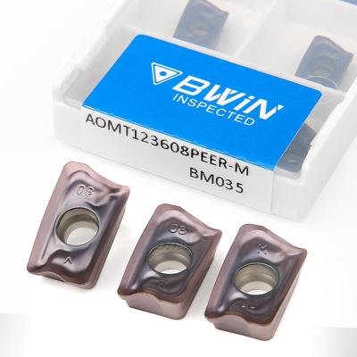 China AOMT123608 Tungsten Carbide Inserts Filling Customize For Cnc Cutter Tool for sale