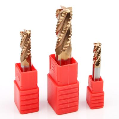 China 8mm Roughing Carbide End Mill Solid 8 Flutes For Rough Milling for sale