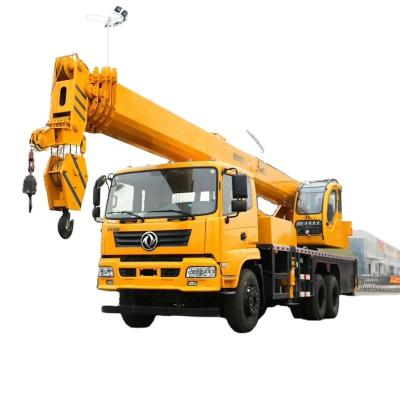 China TRUCK CRANE 25 Ton Boom Tractor Telescopic Truck Mounted Crane For Sale Max Moment SINGLE Cylinder Forming Engine for sale