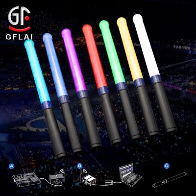 China ABS+PVC Programmable Remote Controlled Led Event Party Supplies Radio Light Stick for sale