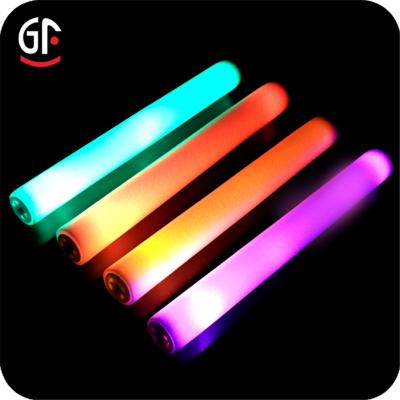 China Single Color: New Products Static On-Off Fast Blinking - Slow Blinking - Part Supply Led Foam Flashing Light Stick Sponge Led Stick for sale