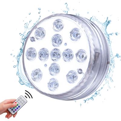 China GFLAI Hot Sale 16 Colors Changing Remote Control Submersible LED Lights For Swimming Pool for sale