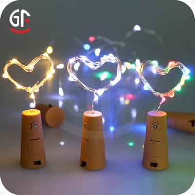 China Bottle Toggle On/Off Lights With Cork And Starry String Lights Wedding Or Mood Lights for sale