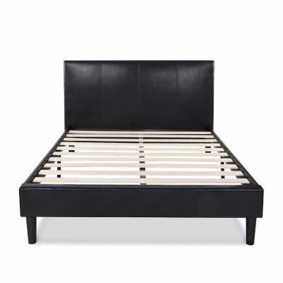 China Other China Bed Making Factory Wholesale High Quality Upholstered Modern Leather Bed for sale