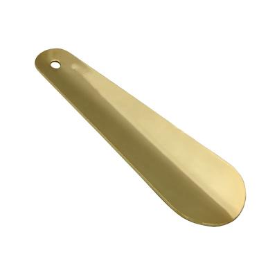 China Wear Shoes Portable Spoon Wholesale Custom Logo Stainless Steel Shoe Horn Factory Metal Shoe Easier for sale