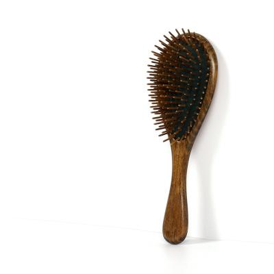 China Factory Wholesale Waterproof Upscale Beech Wooden Hair Detangling Massage Brushes For Women for sale