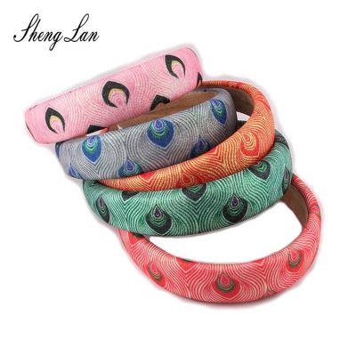 China New Newst Shenglan Sponge Beach Headband Cloth 3.0 cm Simple Headband Hair Accessories For Women Girl for sale