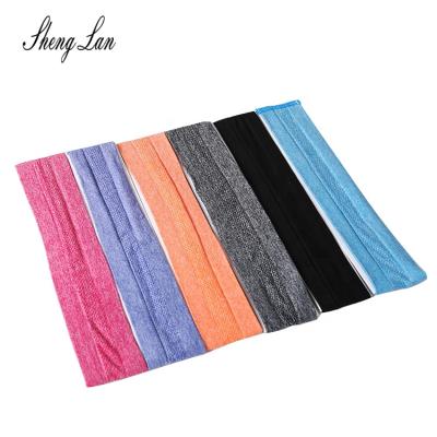 China Shenglan Sports Friendly Material Hot Selling Headband For Fitness Travel Spa Multicolor Headband Non Slip Running Headbands for sale