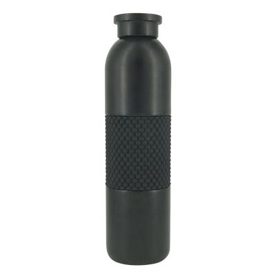 China Sustainable 600ml Stainless Steel Double Wall Roller Massager Thermos Water Bottle for sale