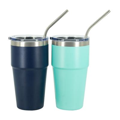 China Sustainable 16 Oz Double Wall Vacuum Insulated Stainless Steel 2021 New Arrivals Tumbler for sale