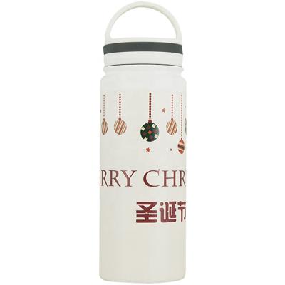 China Sustainable 18 Oz Hydraulic Double Wall Insulated Stainless Steel Water Bottle Custom Print for sale