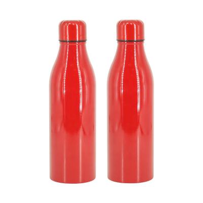 China Sustainable Reusable Eco 500ml Double Wall Insulated Stainless Steel Cola Shaped Water Bottle for sale