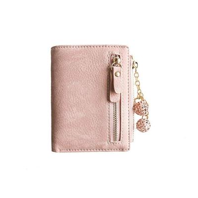 China RFID Billeteras Para mujer Women's Rfid Coin Purse ID Bifold Leather Sorting Case Small, Small Slim Compact Wallet For Women for sale