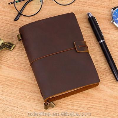 China Mini Size Hardcover A7 Notebook Notebook Agenda Traveling Best Selling Leather Gifts for sale