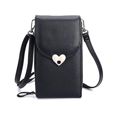 China Fashion Guangzhou ouxin leather factory small cross - body bag mobile phone purse shoulder bags with credit card slots purses for girls for sale