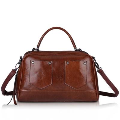 China Wholesale china supplier fashion cheap price dark brown color women handbags for sale