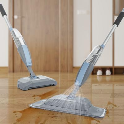 China Stocked Wipe 3 in 1 Spray Flat Hard Broom and Sweeper Machine Vacuum Floor Cleaning Tool Kit for Household Use Handheld Easy Broom for sale