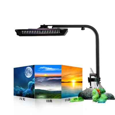 China 35~60cm Marine Tank MARGGOO MA09-S60 90W Saltwater Aquarium Light Led Coral Reef& Aquarium Light with LCD Display and Hanging Kits for sale