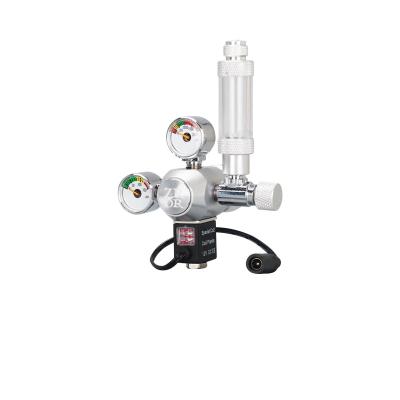 China ZRDR R104 Viable Dual Electromagnetic Aquarium CO2 Meter Pressure Reducing Valve for sale